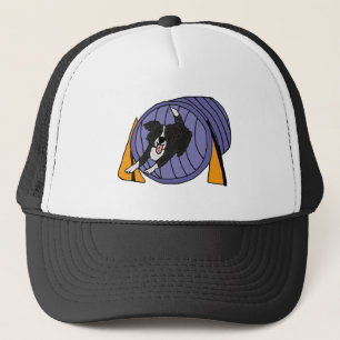 XX- Dog Agility Tunnel Cartoon Trucker Hat