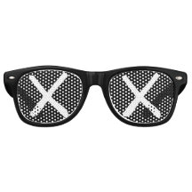 XX Eyes - "Crossed Out Eyes" Sunglasses (Black)