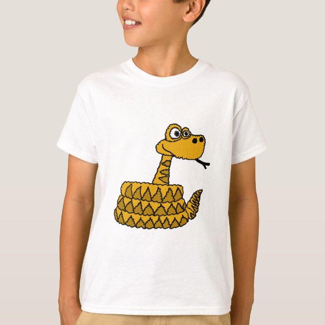XX- Funky Rattlesnake Cartoon T-Shirt (Front)
