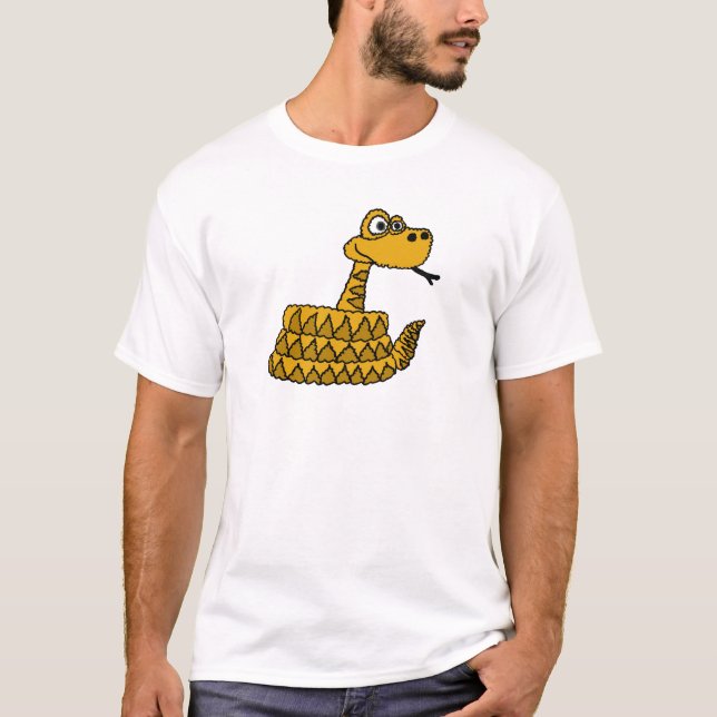 XX- Funky Rattlesnake Cartoon T-Shirt (Front)