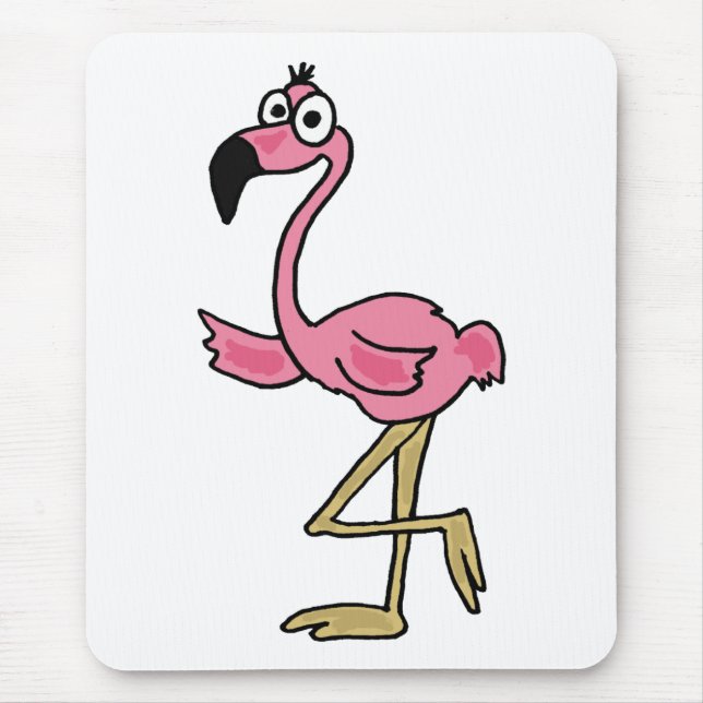 XX- Funny Flamingo Mouse Mat (Front)
