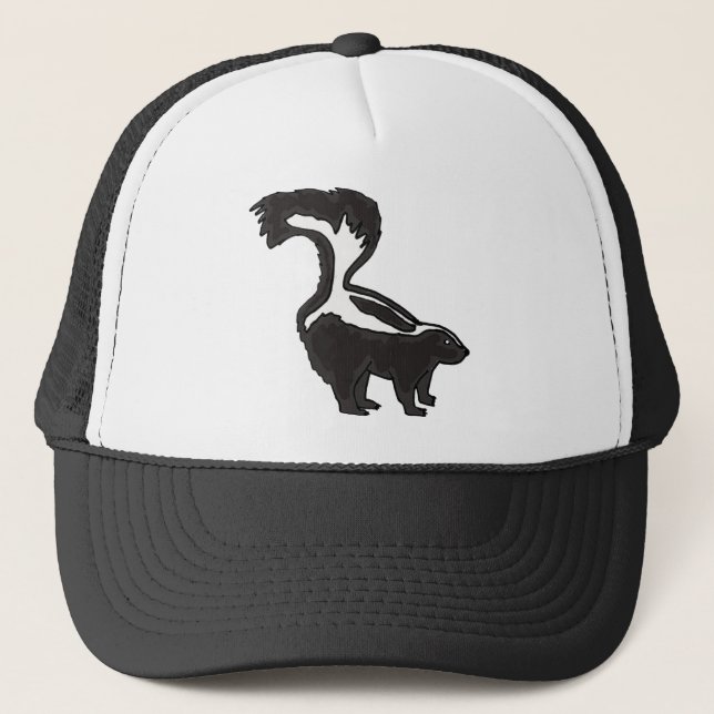 XX- Funny Skunk Trucker Hat (Front)