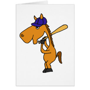 XX- Horse Playing Baseball