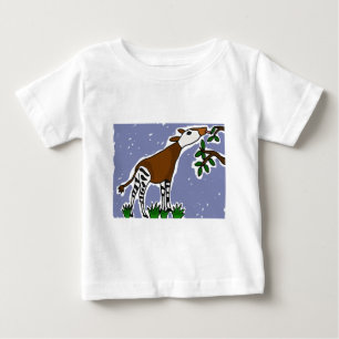 XX- Okapi Art Cartoon Baby T-Shirt