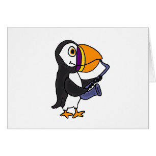 XX- Puffin Playing the Saxophone