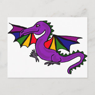 XX- Purple Dragon Postcard