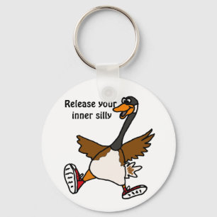 XX- Release Your Inner Silly - Goose Key Ring