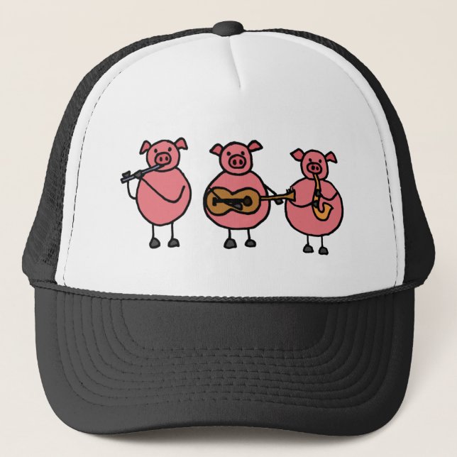 XX- Three Little Musical Pigs Trucker Hat (Front)