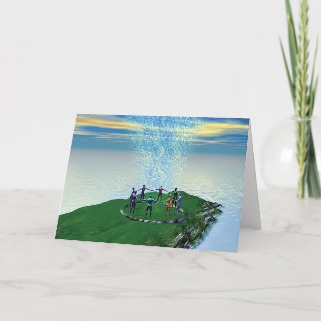 XXI The World Card (Front)