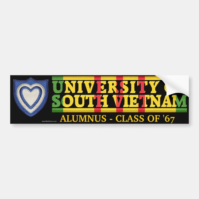 XXIV Corps - U of South Vietnam Alumnus Sticker (Front)