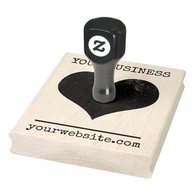 XXL Large Business Logo Website Custom Rubber Stamp (Stamp)