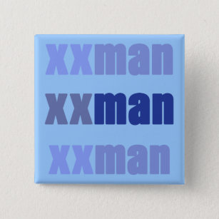 XXMan 15 Cm Square Badge