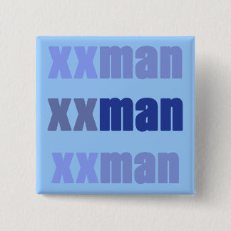 XXMan 15 Cm Square Badge