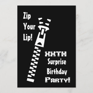 xxth SURPRISE Birthday Party Invitation Template