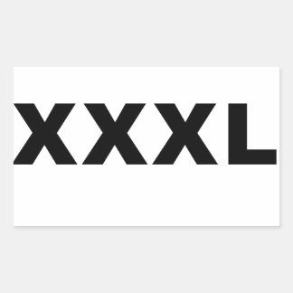 XXXL RECTANGULAR STICKER