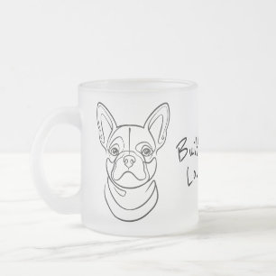 xxxx frosted glass coffee mug