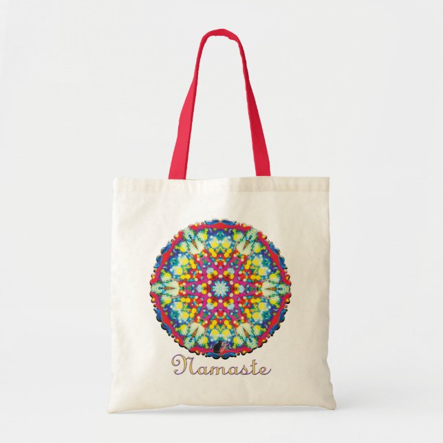 Xycon Namaste Kaleidoscope Tote Bag (Front)
