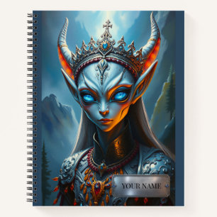 Xylanthia the Oracle - Personalised Dark Fantasy Notebook
