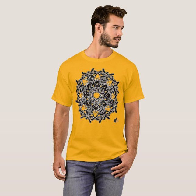 Xylographic Octa Glyph T-shirt (Front Full)