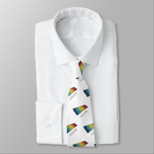 Xylophone cartoon illustration tie