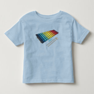 Xylophone cartoon illustration toddler T-Shirt