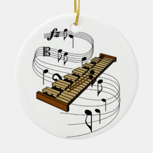 Xylophone Ceramic Tree Decoration