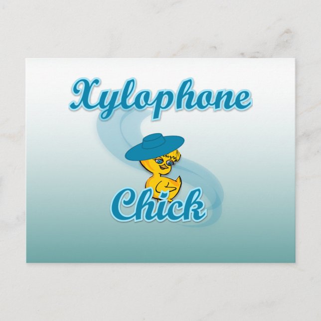 Xylophone Chick #3 Postcard (Front)