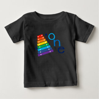 Xylophone first birthday shirt