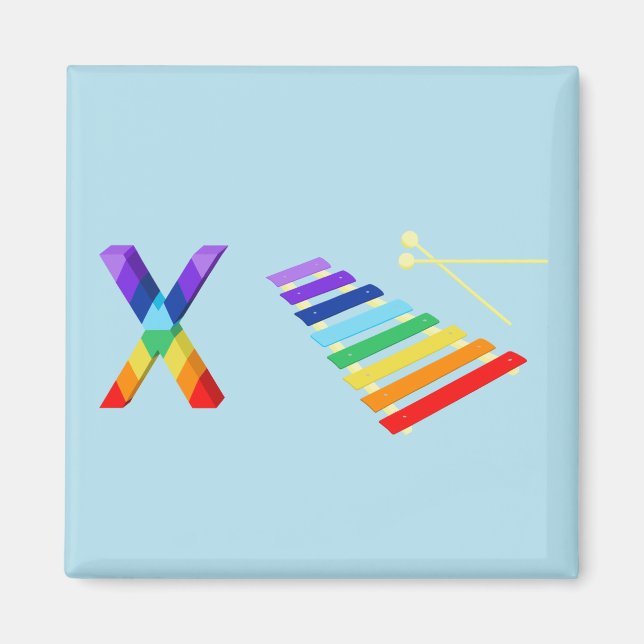 Xylophone Fridge Magnet (Front)
