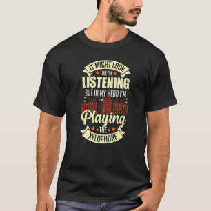 Xylophone Music Instrument Notes Player Glockenspi T-Shirt