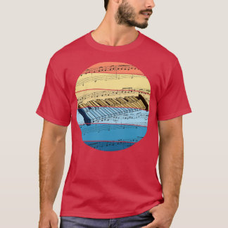 Xylophone Music Notation Xylophonist Percussionist T-Shirt