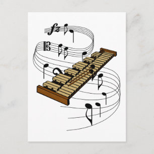 Xylophone Postcard