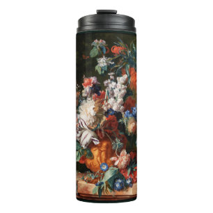 Xzendor7 Bouquet Of Flowers by Jan van Huysum Thermal Tumbler