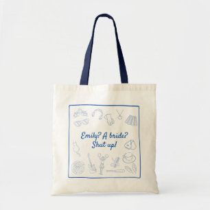 Y2K 2000's Movie Princess Bachelorette Custom Tote Bag