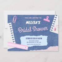 Y2k aesthetic bridal shower invitation