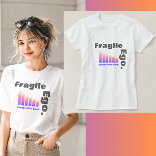 Y2K Aesthetic Fragile Ego Handle With Care T-Shirt