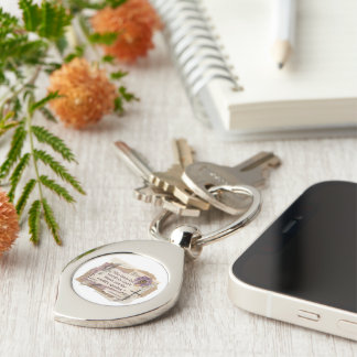 Y2K Aesthetic Worth Christian quote Key Ring