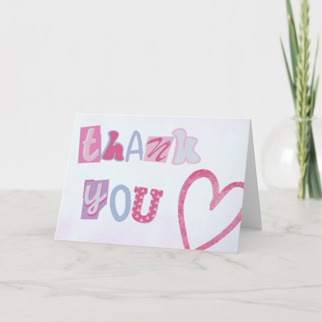 Y2K Birthday Thank You Card (Front)