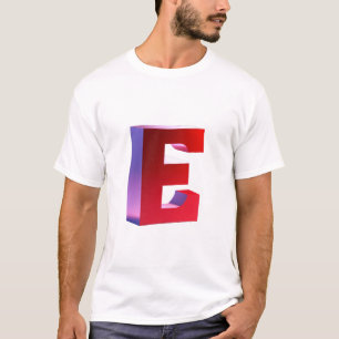 Y2K Bubble Letters Chrome T-Shirt Pink Blue