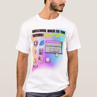 Y2K Click Here Retro Desktop Aesthetic Tee