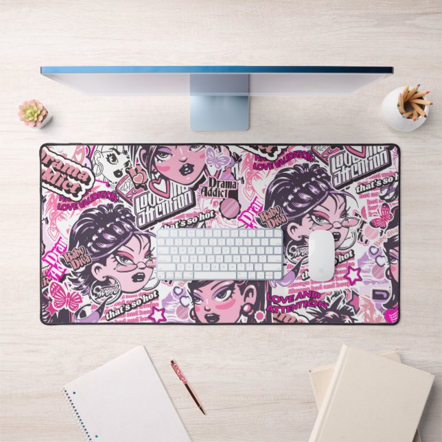 Y2K Drama Diva Desk Mat (Office 1)