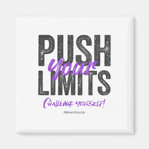 Y2k Fitness Quote Gym Training Discipline Yoga Spo Magnet