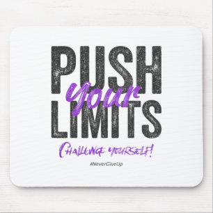 Y2k Fitness Quote Gym Training Discipline Yoga Spo Mouse Mat