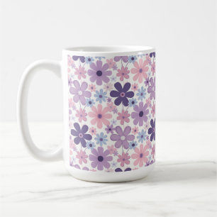 Y2K Flower Pattern Coffee Mug