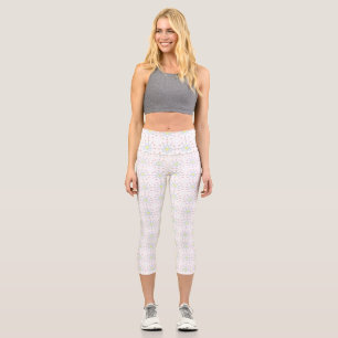Y2K Flower Pattern Print Yoga Pants