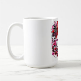 Y2K Glam Girl Red Bow Chrome Hearts Stars Edgy Pin Coffee Mug