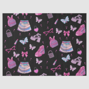 Y2K Millennium Aesthetic Fashion Pattern Tissue Paper