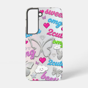 Y2K Phone Case Aesthetic 2000s Nostalgia Butterfly