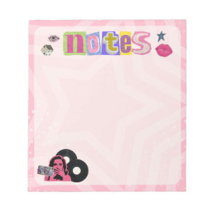 Y2K Ransom Letter Notes Notepad