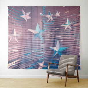 Y2K Stars Party 90s Star Shot Backdrop Tapestry